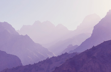 Fototapeta premium Fann mountains
