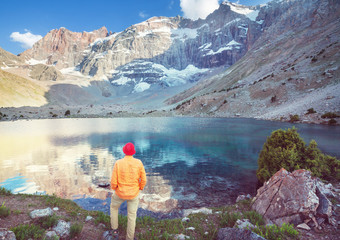 Hike in Fann mountains