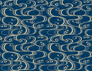 波のパターン/シームレス