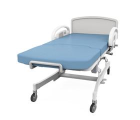 Hospital Bed Isolated