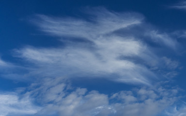 Clouds and Blue Sky Background. Design Pattern and Textures