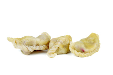 Traditional ukrainian cherry damplings