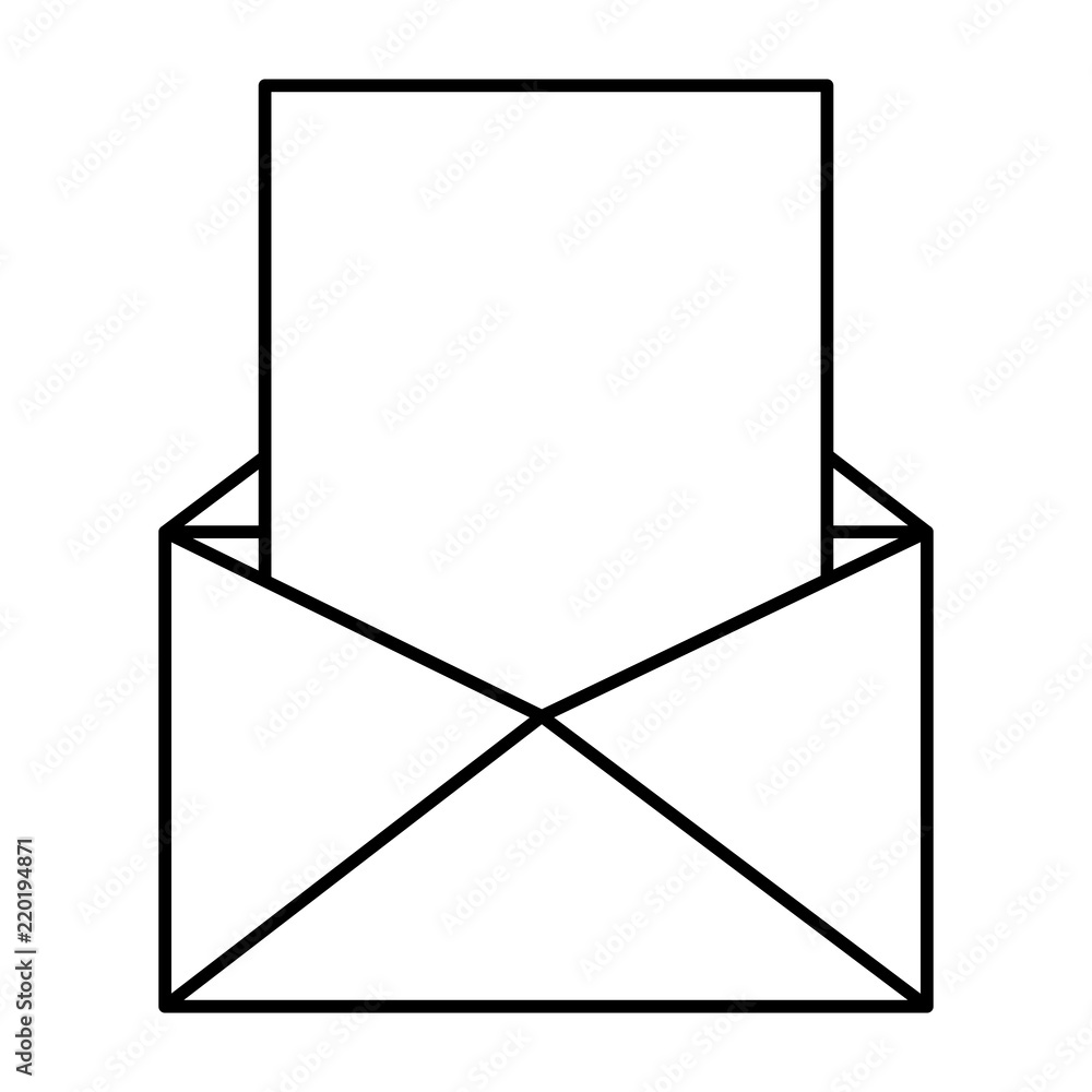 Poster line e-mail message with document text information