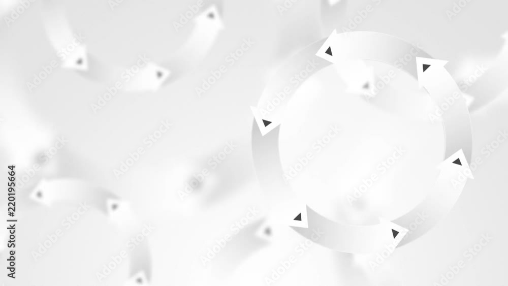 Canvas Prints abstract business background with white arrows circles