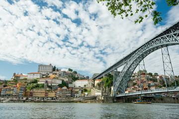 Naklejka premium Porto bridge Dom Luis, Portugal
