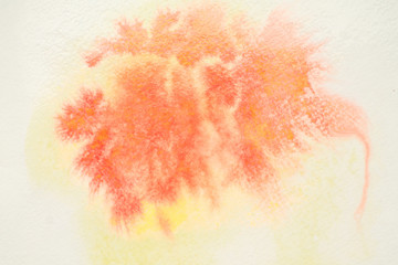 Abstract watercolor background painting