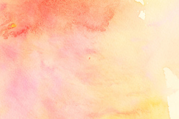 Abstract watercolor background painting