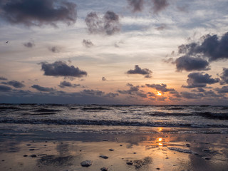 Wolkenlandschaft an der Nordsee