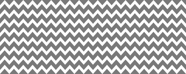 Zick Zack Banner grau wei&szlig;