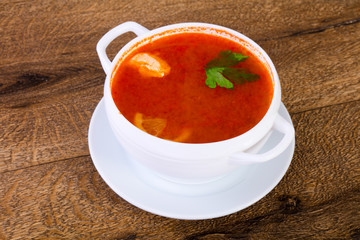 Russian Solyanka soup