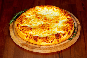Traditional Caucasian Khachapuri