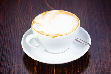 Capuccino coffee cup