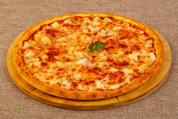 pizza Margarita with cheese