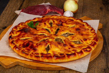 Homemade Ossetian pie