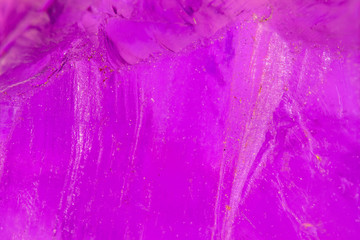 Obraz na płótnie Canvas High magnification macro photo of amethyst surface texture, background image