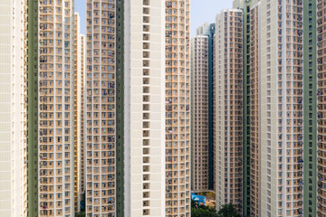 Obraz premium Apartment building facade