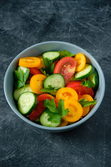 a fresh vegetable salad