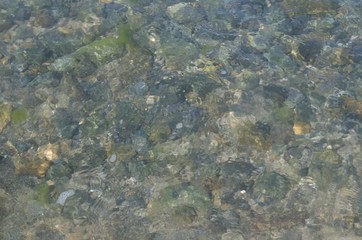 Stones in the sea