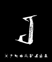 할로윈 포스터 / 손으로 그린 할로윈 그림