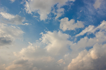 blue sky clouds natural view with empty space for copy or text