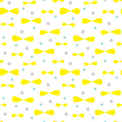 Cute shapes background. Seamless pattern.Vector. かわいい形のパターン