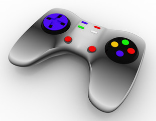Game Console concept. 3d rendered illustration