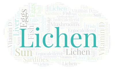 Lichen word cloud.