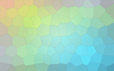 Useful abstract illustration of pink, green and blue Big hexagon. Lovely background for your needs.
