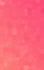 Fototapeta premium Red and pink pastel Middle size hexagon vertical background illustration.