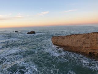 coucher de soleil pays basque
