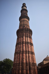 Qutub Minar Complex, World Tallest Brick Minaret,New Delhi. India.