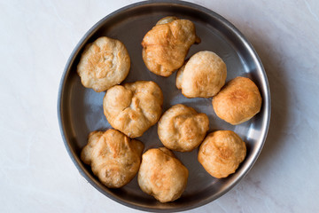 Turkish Fried Dough Crumpets Pisi Halka