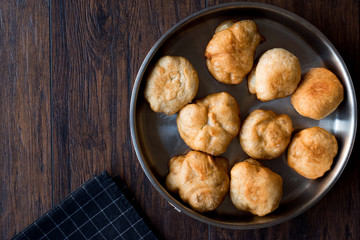 Turkish Fried Dough Crumpets Pisi Halka