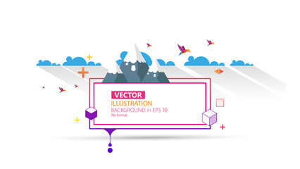 Cool Awsome Colorful Abstract Frame for Your Text.