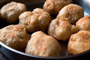 Turkish Fried Dough Crumpets Pisi Halka