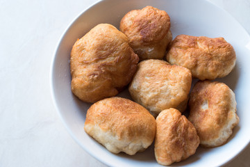 Turkish Fried Dough Crumpets Pisi Halka