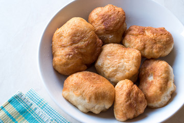 Turkish Fried Dough Crumpets Pisi Halka