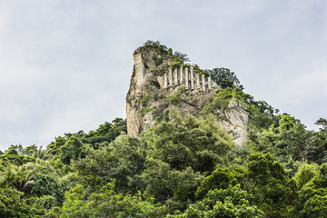 Fototapeta premium Peak of Inhanga's Needle in Copacabana