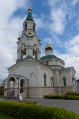 Fototapeta na wymiar Panteleymonovskiy Khram G church in Votkinsk, Russia