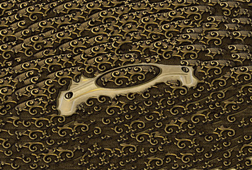 Retro Door Knocker abstraction