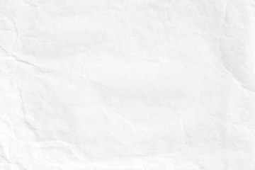 Crumpled white paper texture