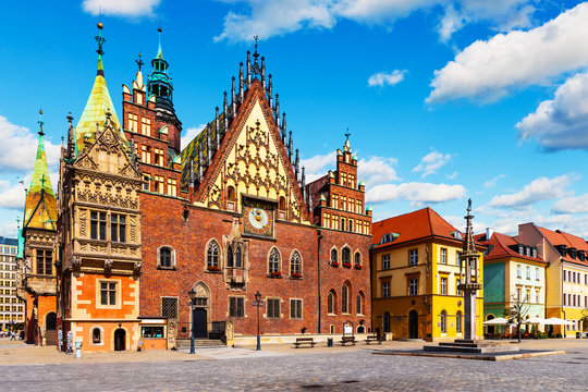 City Hall in Wroclaw, Poland