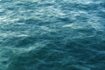 double exposure of the ocean surface for backgrounds