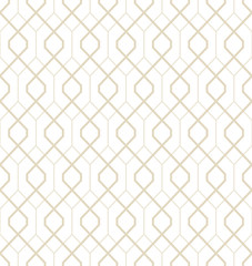 Vector seamless texture. Modern geometric background. Mesh with hexagonal cells.