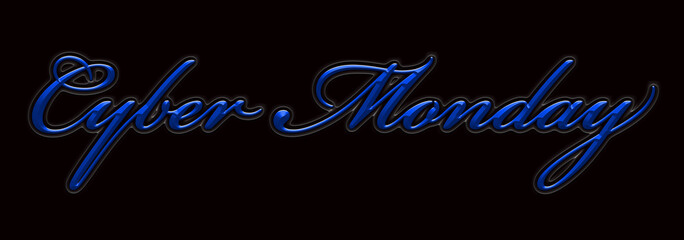 Cyber Monday sale  illustration