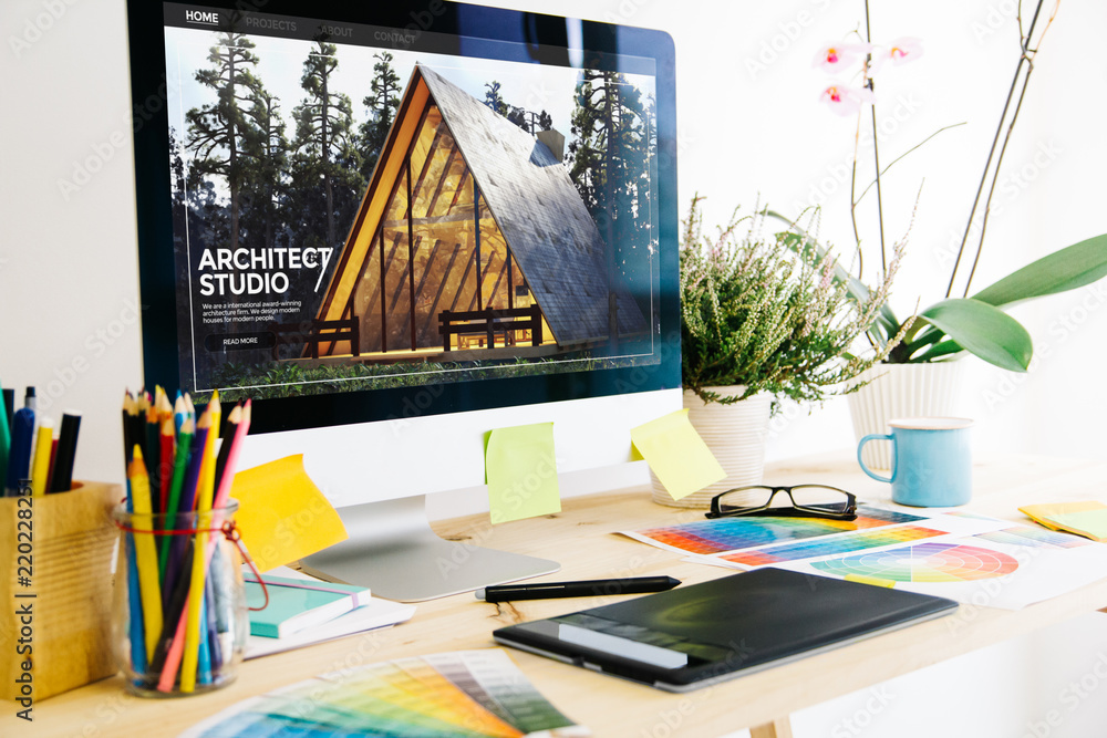 Sticker architecture website studio