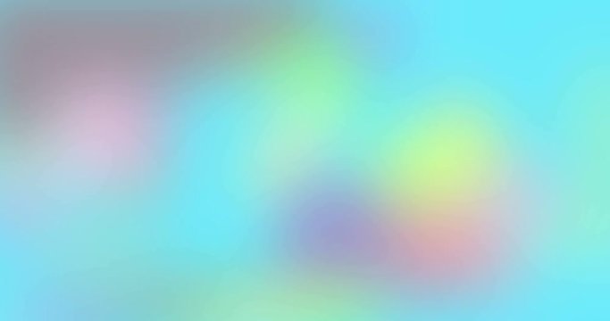 Abstract multicolored background in soft pastel colors in duotones yellow and cyan. Color gradients move as if they were in a liquid