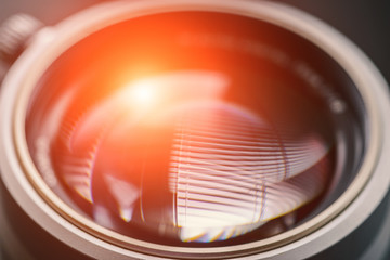 Сamera lens aperture. Selective focus with shallow depth of field. © Vladimir Arndt