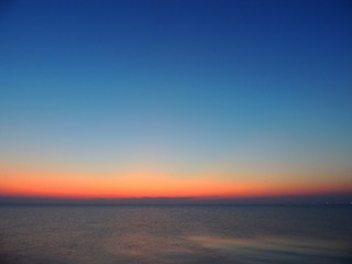 Sunrise over the Adriatic Sea.