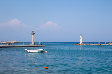 Place, whear was The Colossus of Rhodes. Rhodes, Greece